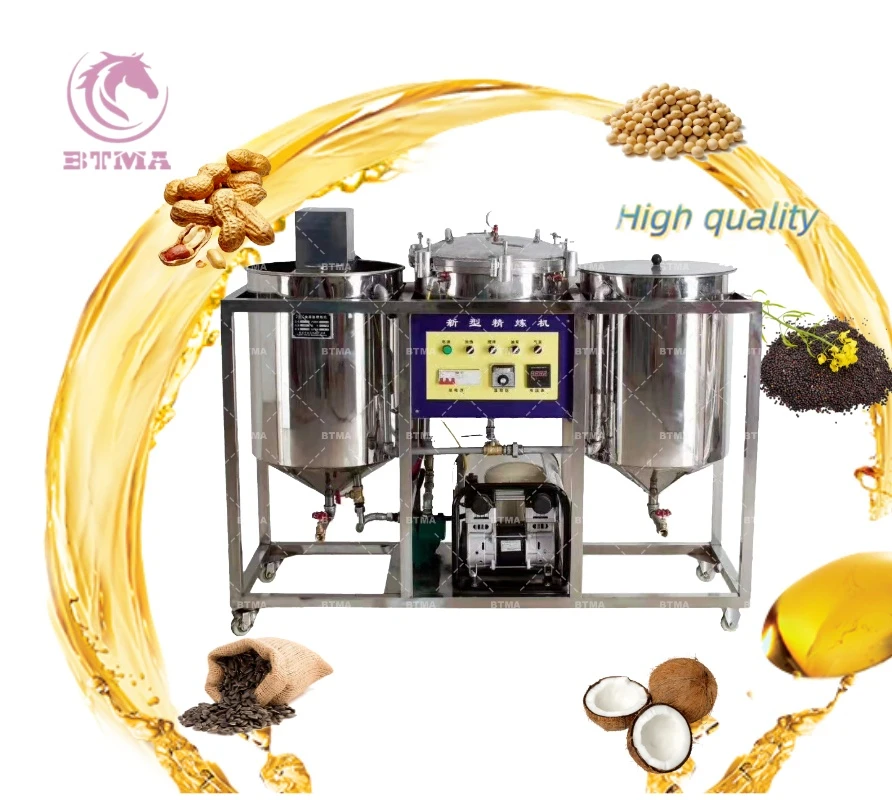 BTMA SH-3 engine oil refinery machine hydraulic refining industry palm oil press line extraction btma