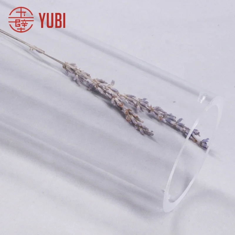 Customized Acrylic Threaded Tube Internal And External Thread Transparent Acrylic Tube With Cover