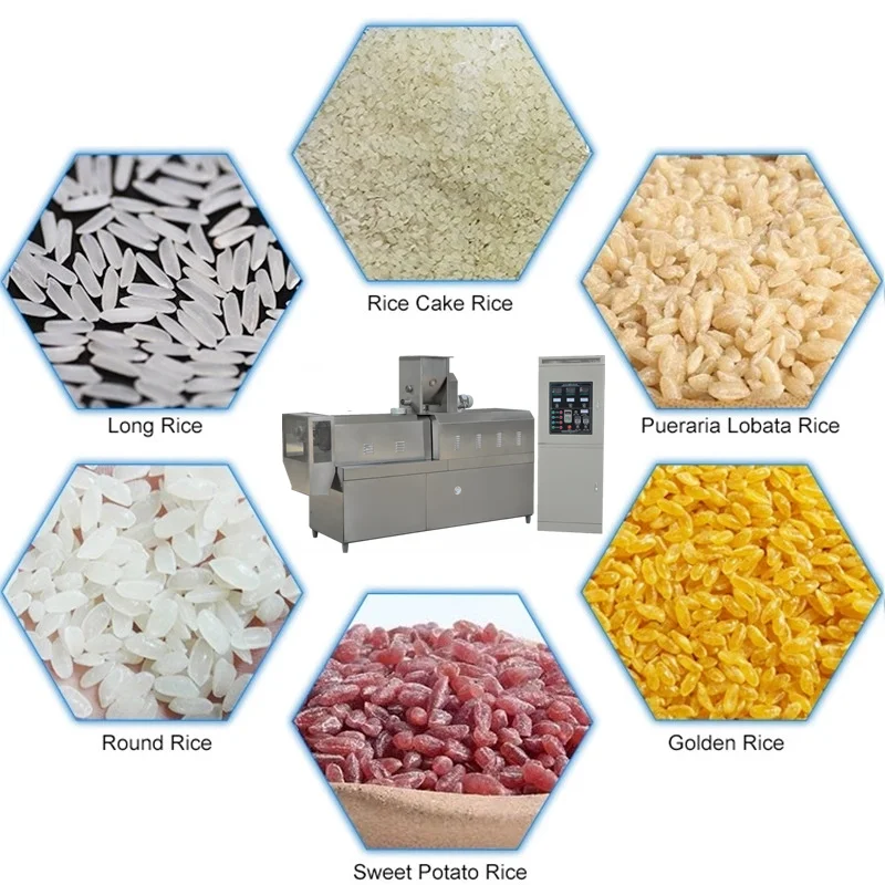 compound artificial rice extruder die artificial rice production line nutritional rice making machine