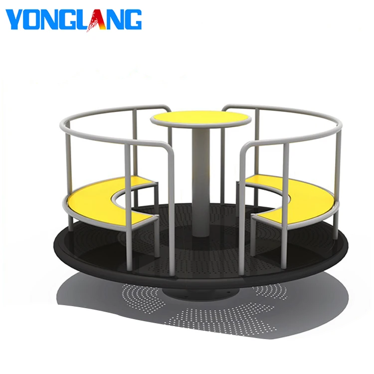 Used Indoor School Playground Equipment Kids Merry Go Round Carousel For Sale