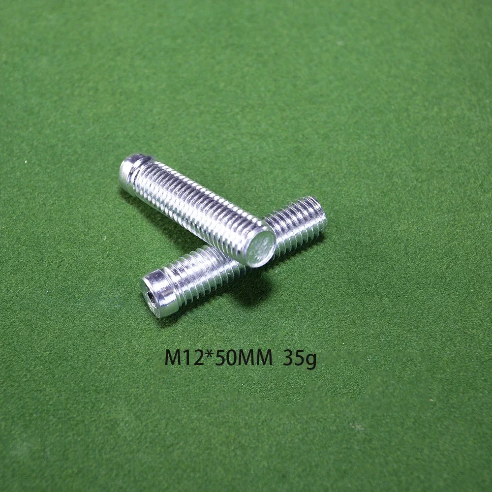 Billiards cues Counterweight Bolts Iron Galvanized System M12-1.75  35G 52G 70G 87G 105G 120G 138G pool cue weight bolts