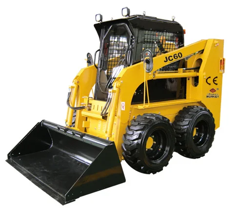 60HP JC60 Погрузчик с бортовым поворотом с ковшом для камней, цена на продажу