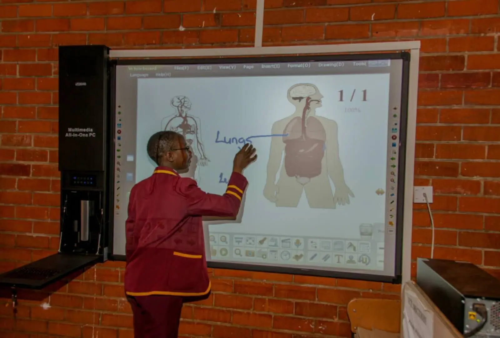 Eiboard new product Multimedia All-in-one pc best smart boards for Kids