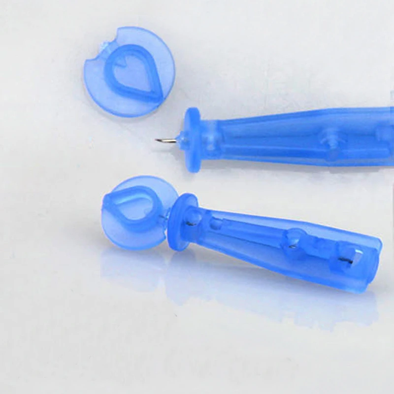 Blood Collecting Disposable Needle Medical Blood Lancet Needle 23G 26G 28G PVC Ce OEM EOS Medical Materials & Accessories CN;HEN