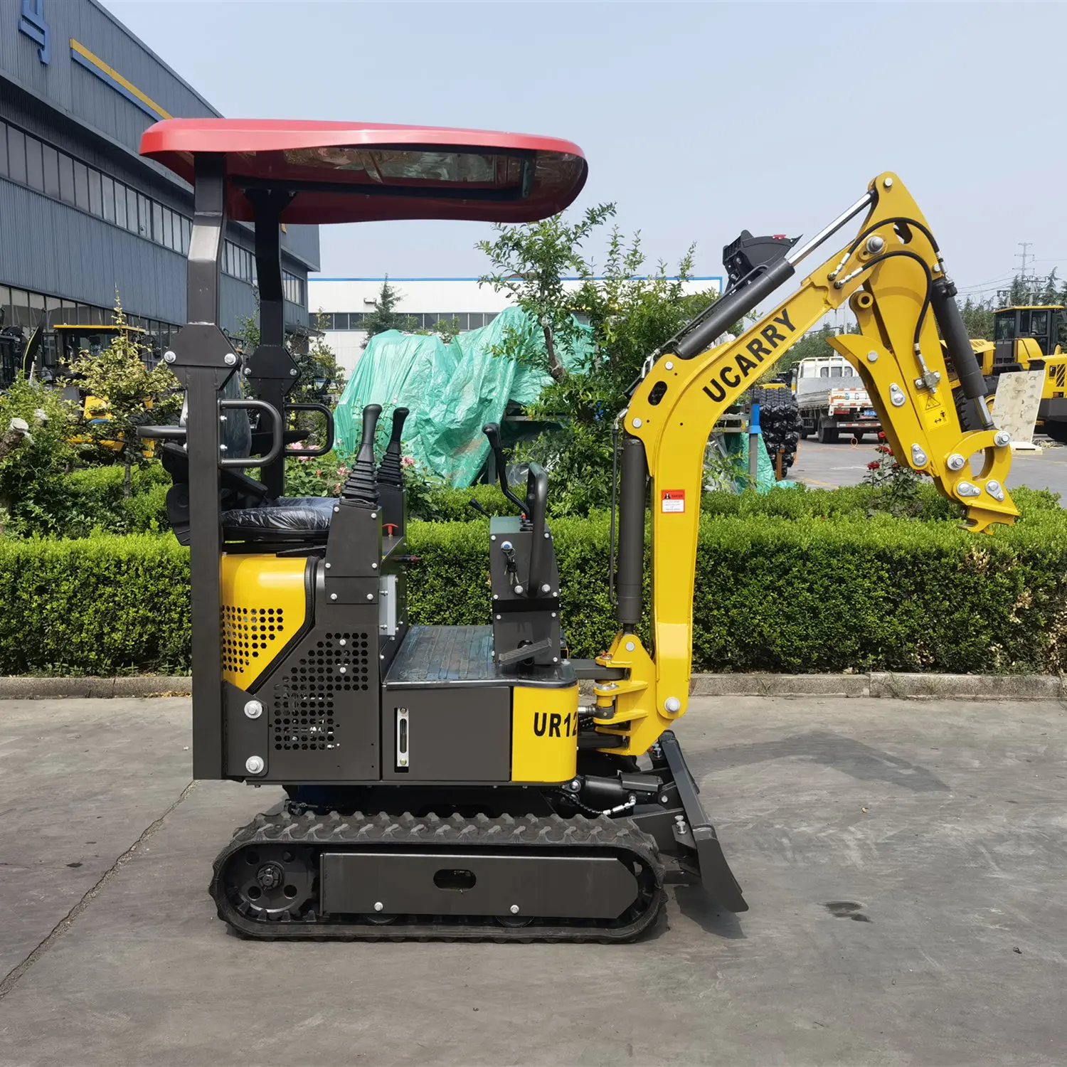 Китай известный bran Ucarry 1 2 тонн мини-экскаватор CTX8010