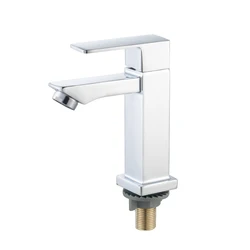 TB-1401 chrome Torneira banheiro single handle wash hand zinc body  cold water bathroom basin faucet