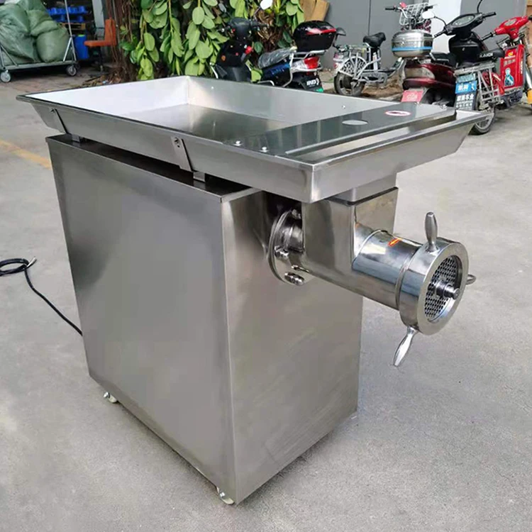 CE Certification Large Durable Commercial Meat Grinder Meat Mincer With High Efficiency