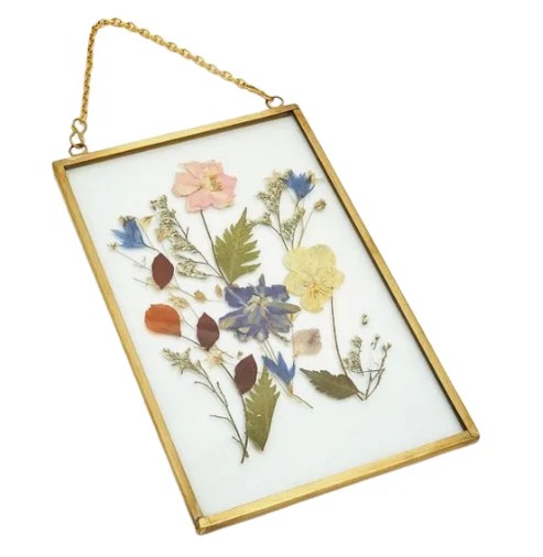Hanging Gold Finished Border Frame Customized Amazing Look Photo Frame  Simple Designing Metal Frame