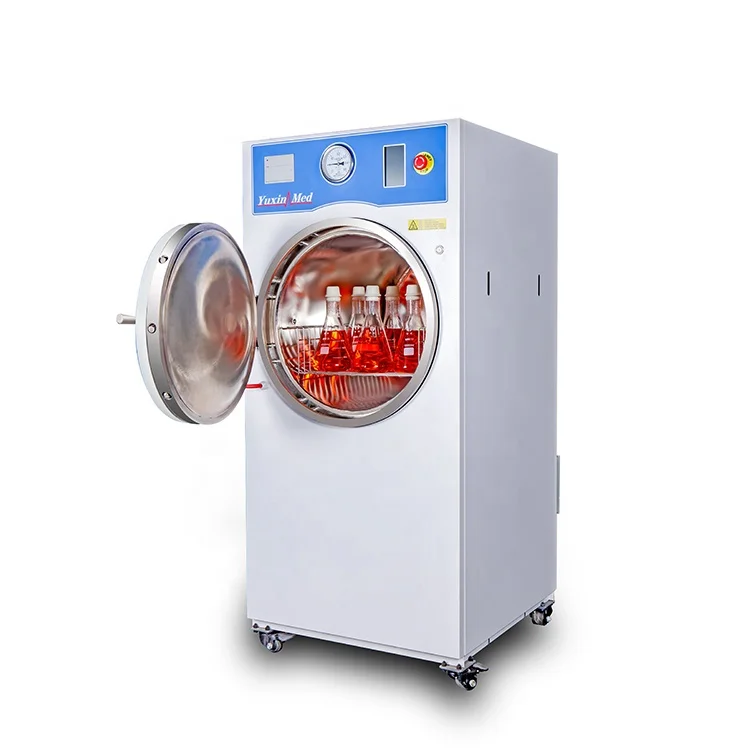 Hot selling high quality 135L 185L horizontal pulse vacuum autoclave industrial equipment machine
