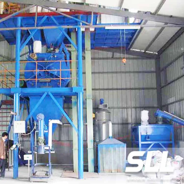 Easy Operate Powder Mixing Automatic Dry Mix Production Line Ceramic Tile Glue Mortar Manufacturing Plant For Wholesales