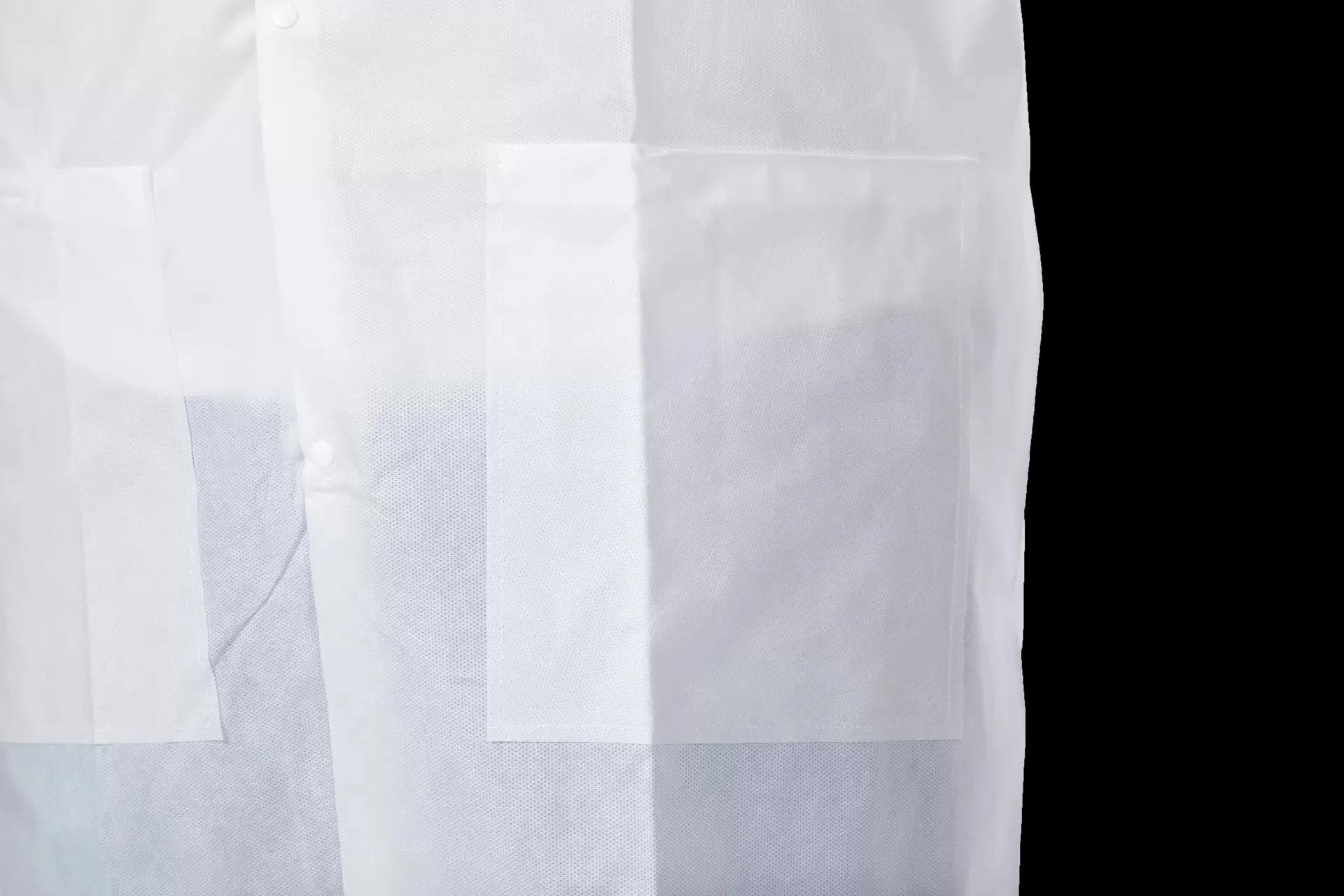 New Non woven  Medical Lightweight With Kimono Style  Disposable Individually Dustproof Lab Coat
