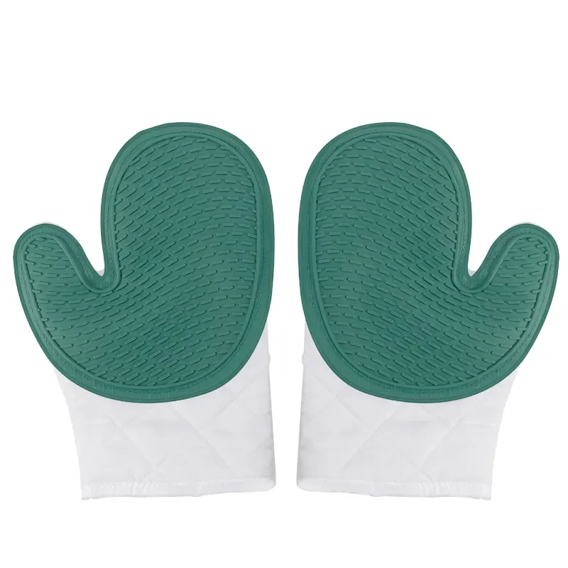 Factory Wholesale New Design Customized Logo Silicone Cooking Oven Mitts Heat Resistant Hand Clip For Baking