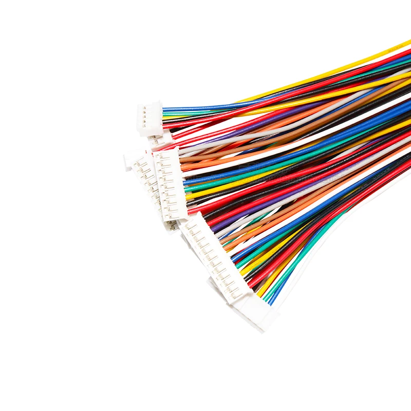 2 3 4 5 6 7 8 Pin 15CM 20CM 2.54MM 26AWG Pitch Male Female Battery Charging Wire Cable 2.54 3pin 20cm