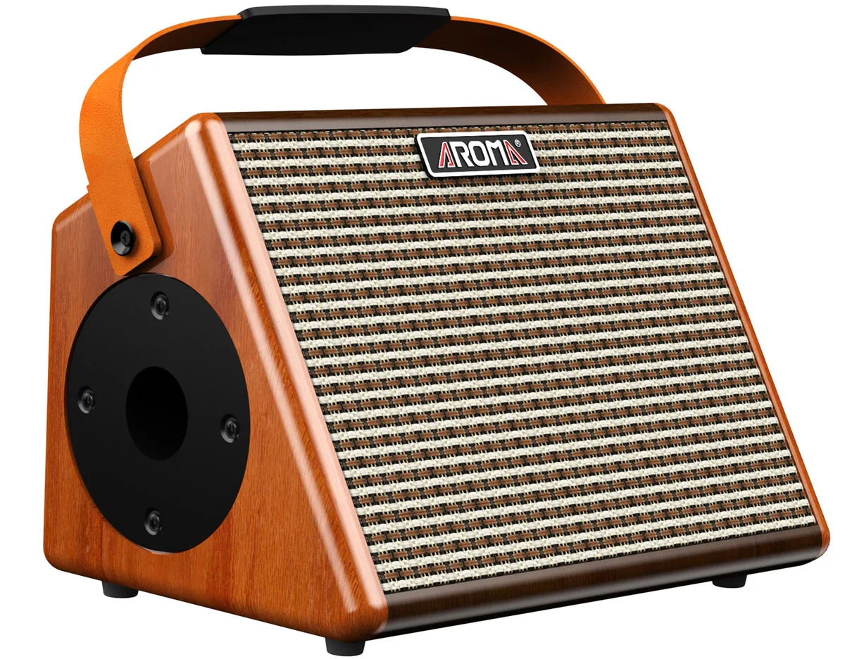 AROMA 25w output acoustic guitar amplifier with specific 6.5inch full range speaker