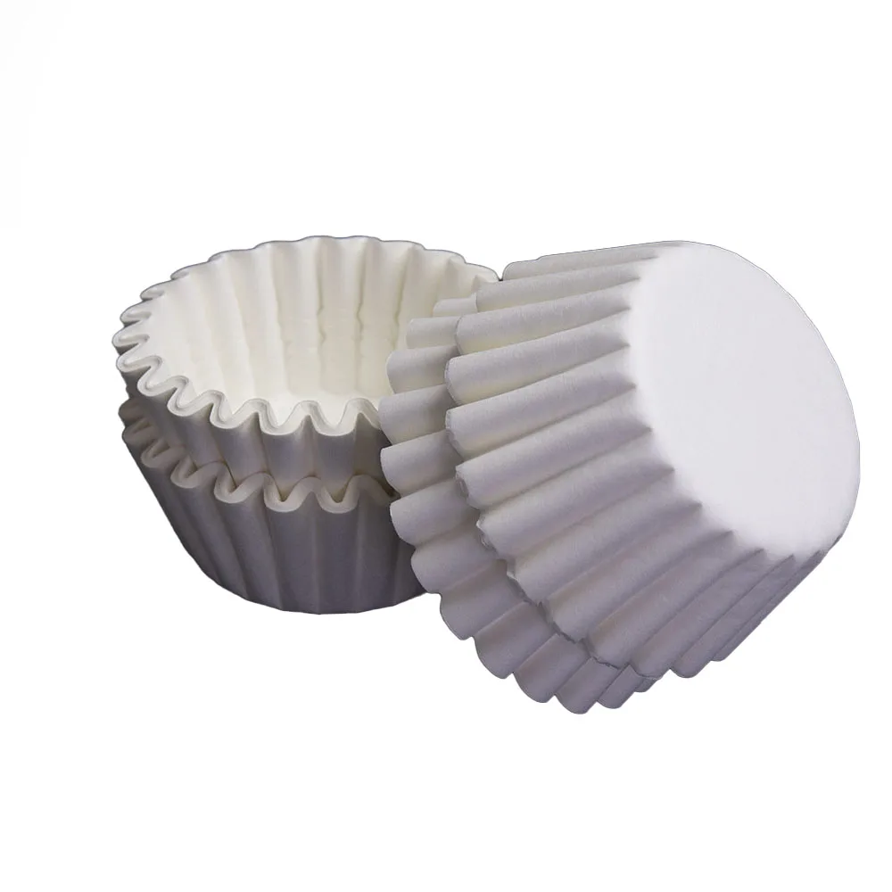 Natural Unbleached Coffee Eco-friendly Natural/white Disposable Basket Wave Coffee Paper Filter