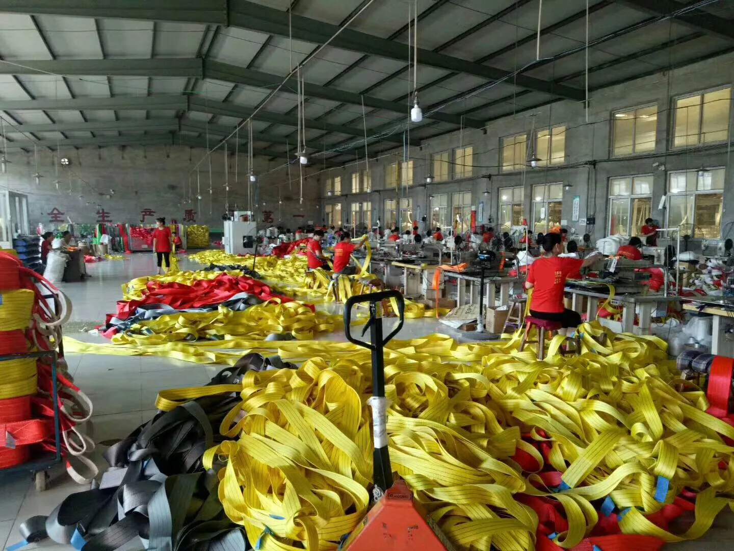 
round flat polyester webbing sling lifting belt on sale 