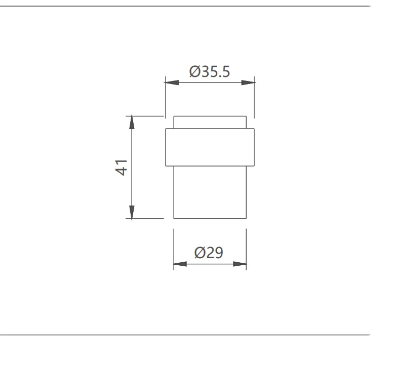 2023 High Quality Stainless Steel Floor Rubber Door Stopper
