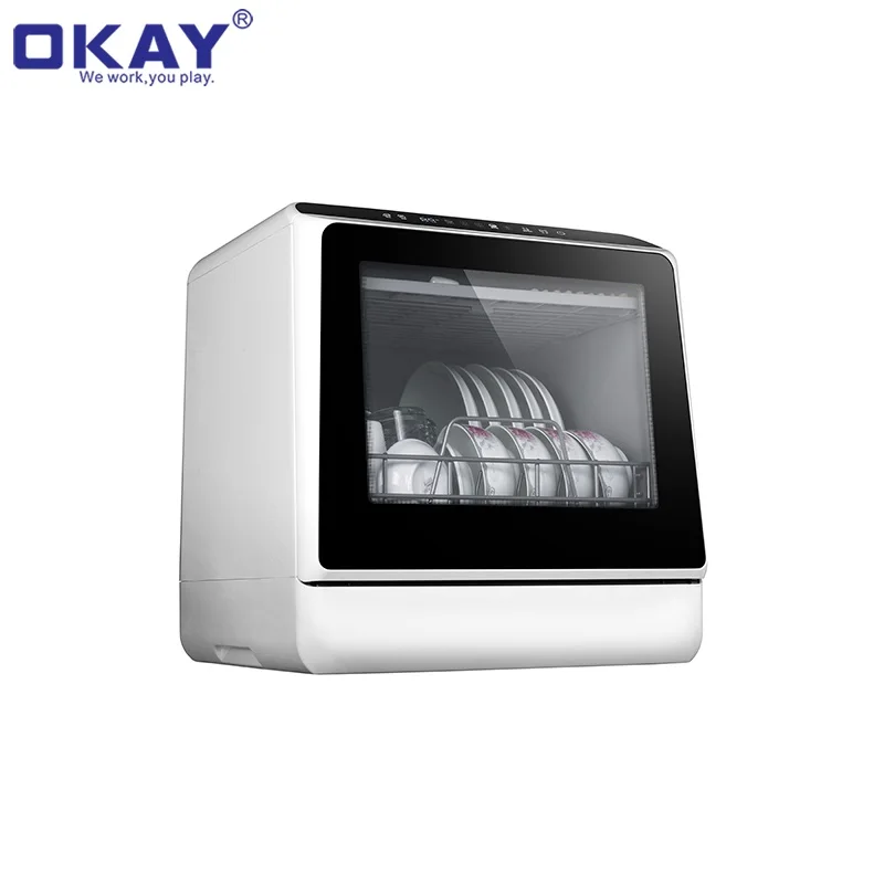 Brand New Industrial Desktop Automatic Mini Dishwasher Portable Tabletop Dishwasher