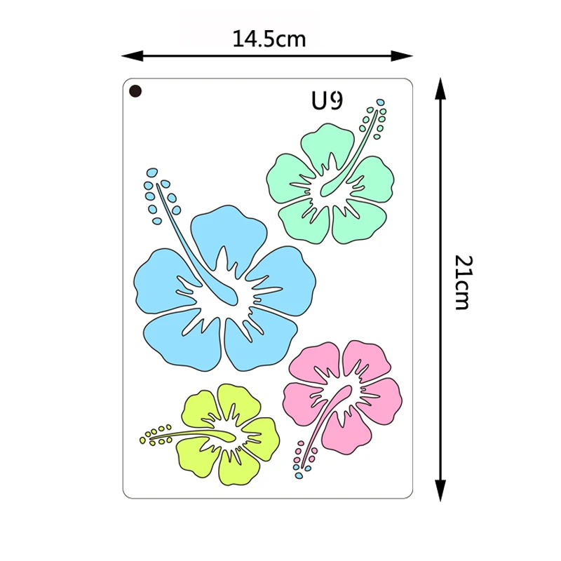 Наборы трафаретов DIY для рисования птиц и цветов оптом