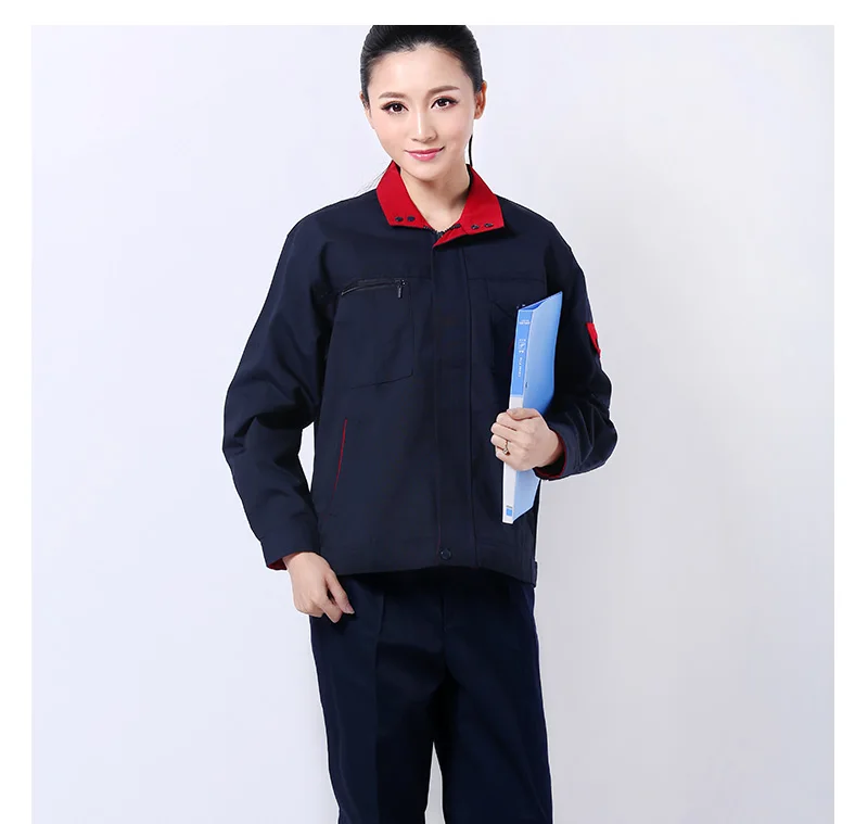 Winter Warm Long Sleeve Workwear Custom Uniform for Labor Workers Labor Clothing Safety and Industrial Costume Safetywear