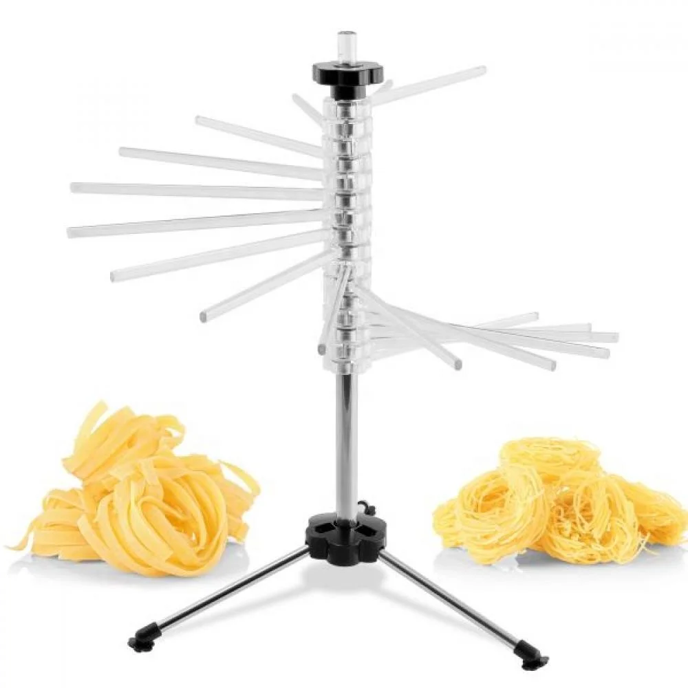 
Collapsible Pasta Drying Rack Noodle Stand with 10 Bar Handles Household Noodle Dryer Rack Hanging for Home Use 