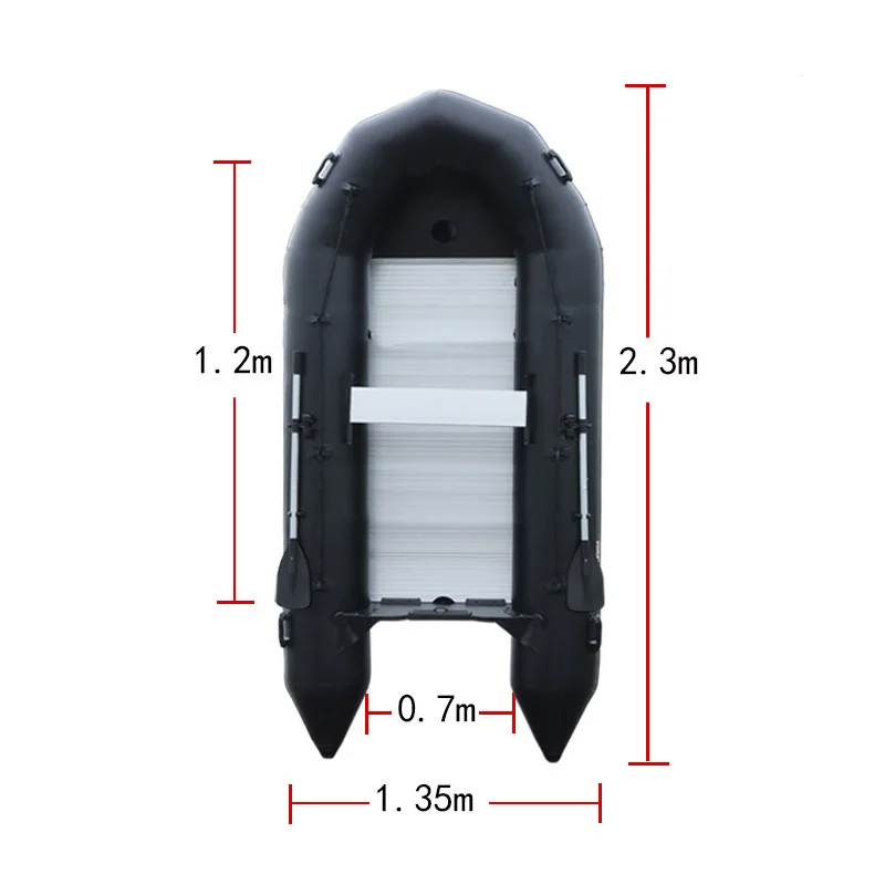 Toshare Custom PVC Drop Stitch Inflatable Fishing Boats 3 4 5 Person Aluminium Alloy Floor Fishing Boat Price