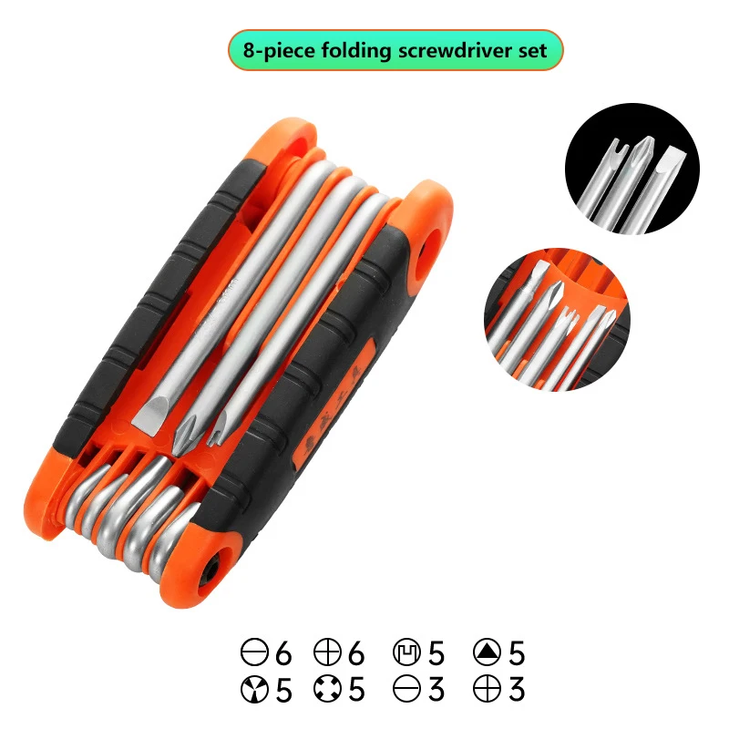 9pc Steel Hex Key Set with Ball Point Torx DIY Grade Chrome Finish Wrench Sizes 3mm 8mm 10mm Metric Measurement System