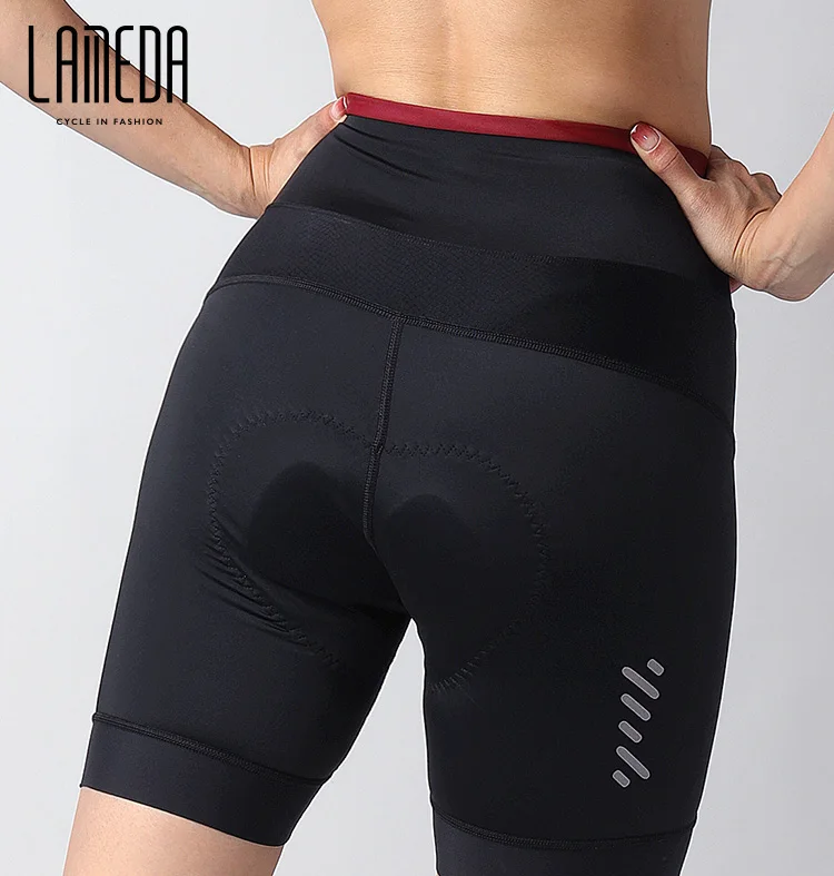 LAMEDA Anti-UV Fashion Style Women Bicycle Padded Women Bike Shorts