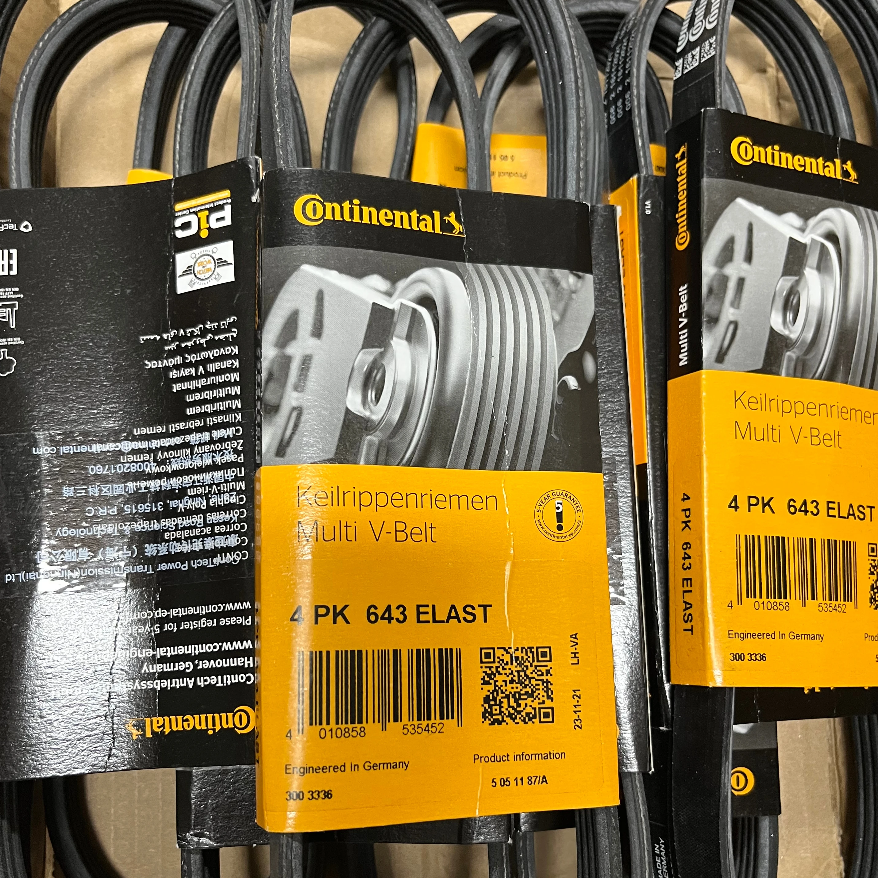Conti Poly-V-Belts Contitech Multirib V belts 4PK 643