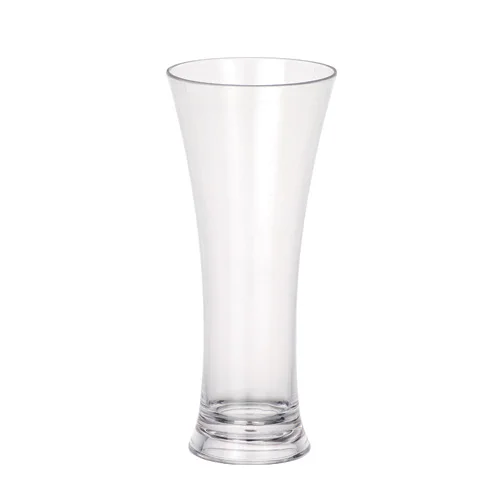 Beverage Juicer Cup Plastic Flared Tall Drinking Glass 10oz Polycarbonate Frozen Drink Cup