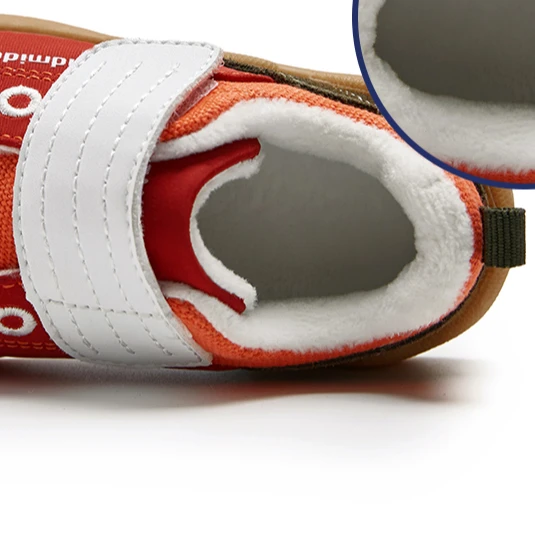 OEM/ODM красный Детский производитель трек бег дышащая детская стильная обувь детская флисовая подкладка резиновая подошва обувь для первого шага