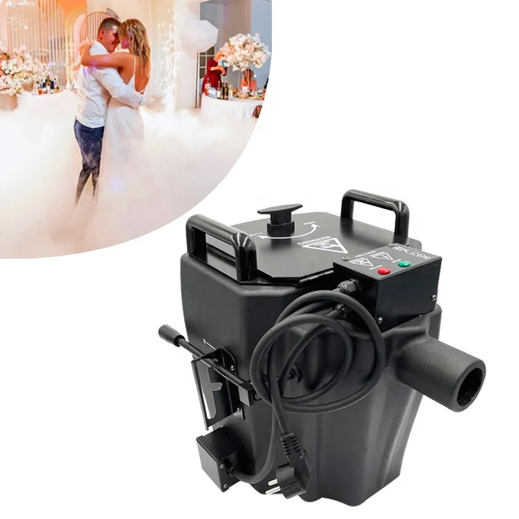 3500W mini nimbus dry Ice low fog Machine water base heavy smoke cloud effect ground Lying fogger for Halloween stage wedding