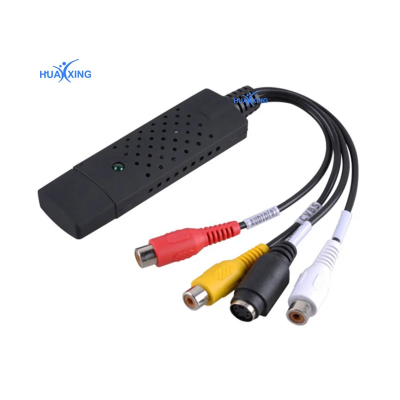  Адаптер для видеозахвата USB 2 0 VHS DC60 композитный преобразователь DVD камеры видеонаблюдения