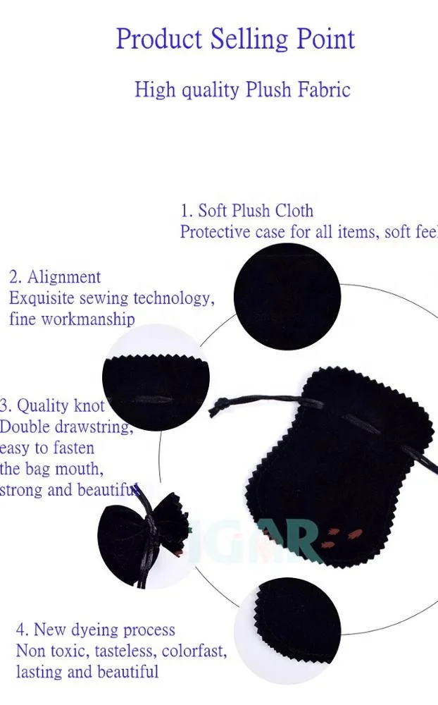 Small Velvet Drawstring Gifts Bag Pouches 9*12cm fit Necklace Bracelet Jewelry Package Presents Bags