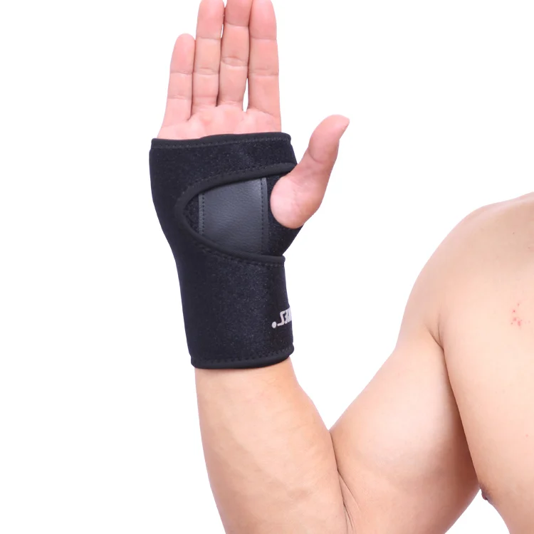 Aolikes Amazon hot selling Custom Palm Splint Support Carpal Tunnel Sport Wrist Wraps gym use wrist support