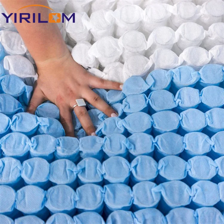 Customized King and Queen Size Pocket Spring Unit , Mattress Spring Pocket Used for Mattress Manufacturer