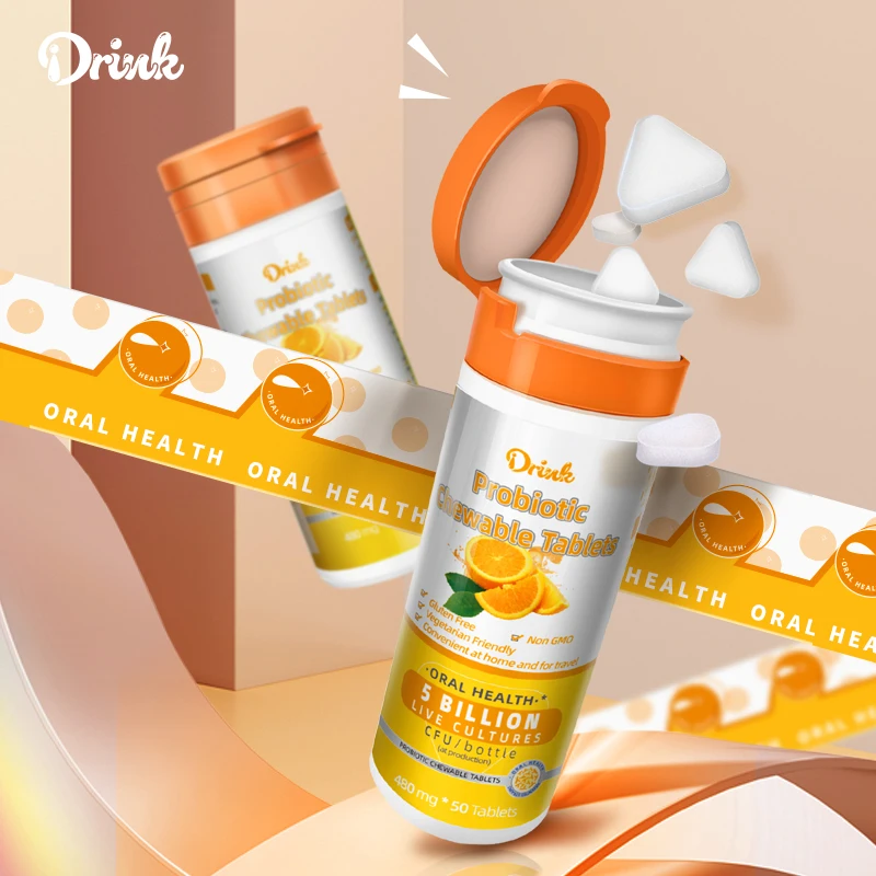 OEM ODM Chinese Probiotic Candy Dry Pressed Hard Tablet Candy