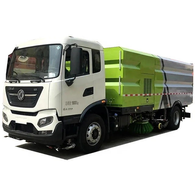 Dongfeng snow broom sweeper Truck 16m3/16000L/16000litres Road Cleaning Washer Equipment
