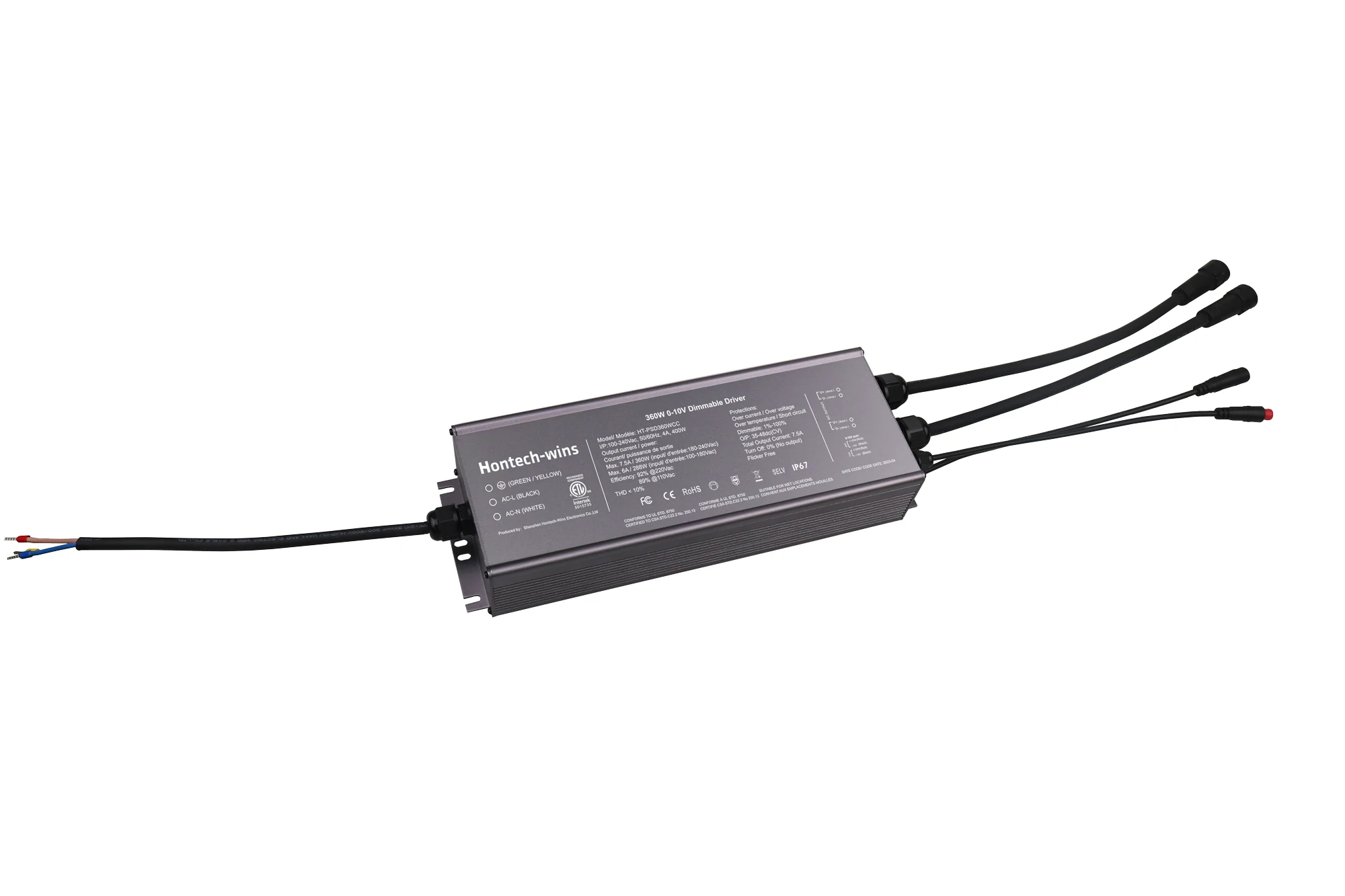 poultry lighting dimmer 0-10v dimmer switch 360w  DC manual dimmer