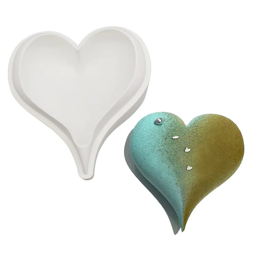 
Love Mousse French Dessert Tool Heart Baking DIY Love Ice Cream Silicone Chocolate Cake Molds 