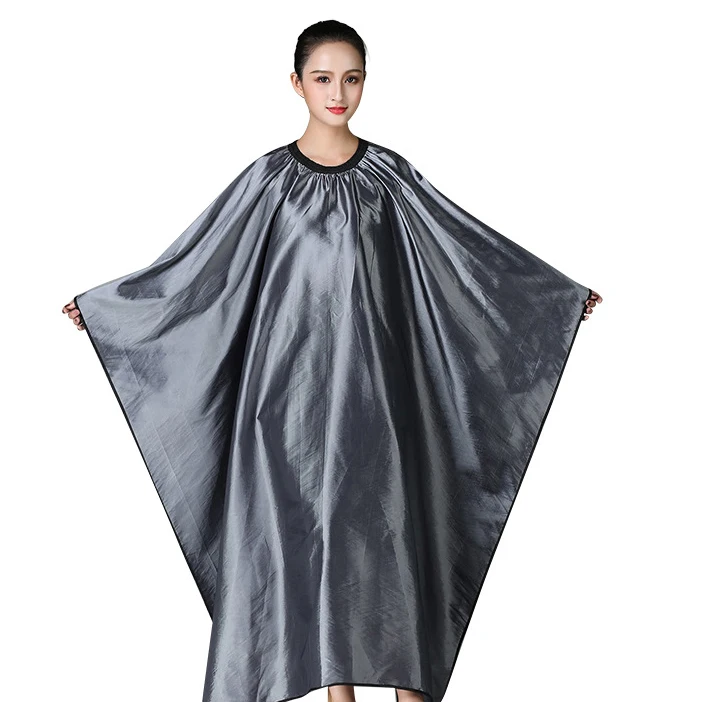 Customized Hair Cutting Gown Cape Hairdressing Hairdresser Salon Barber Apron Haircut Gown with Snap Barber Apron