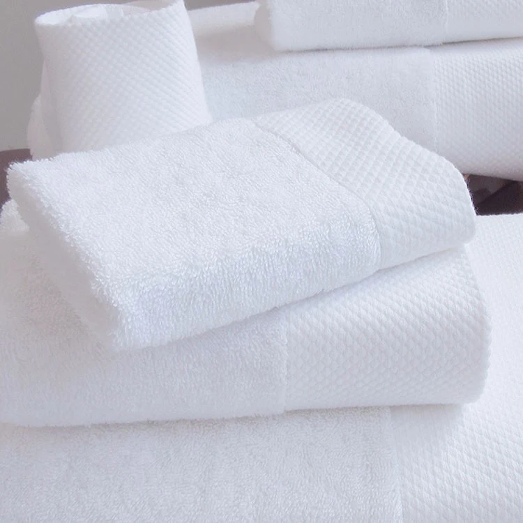 Manufacturer Wholesale 100% Cotton Luxury Terry Cloth Towel Face Cloth Hotel Bath Towel Set