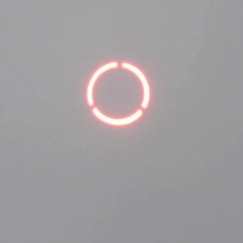 laser light tripartite LED light Circular laser module projection 3W red laser