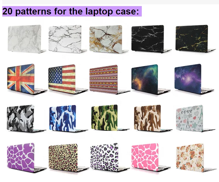 2018 Trending Products Custom Luxury Universal Matte  Hard Shell PC Marble Laptop Case Cover for Macbook Air 13.3 Pro