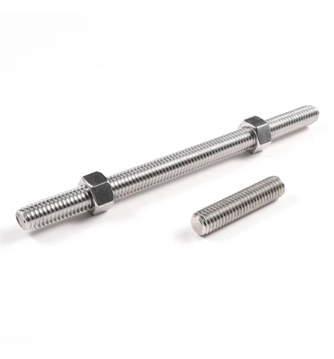 High quality Stainless Steel m20 m24 arp tap end threaded stud bolts with nuts price m16 stud bolt