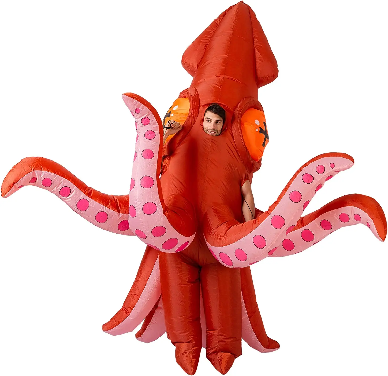 Cheap inflatable Octopus costumes professionally customized cartoon costumes for adult  for large celebrations.