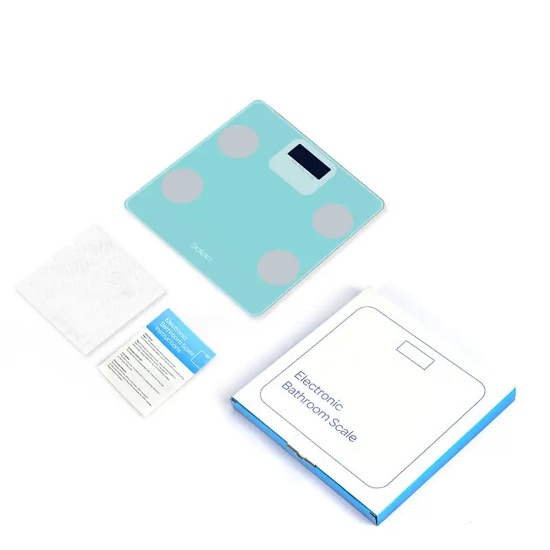 Good Quality 180kg 4mm Thickness Glass Body Bathroom Digital Household Smart Scales Bmi Weight Scale