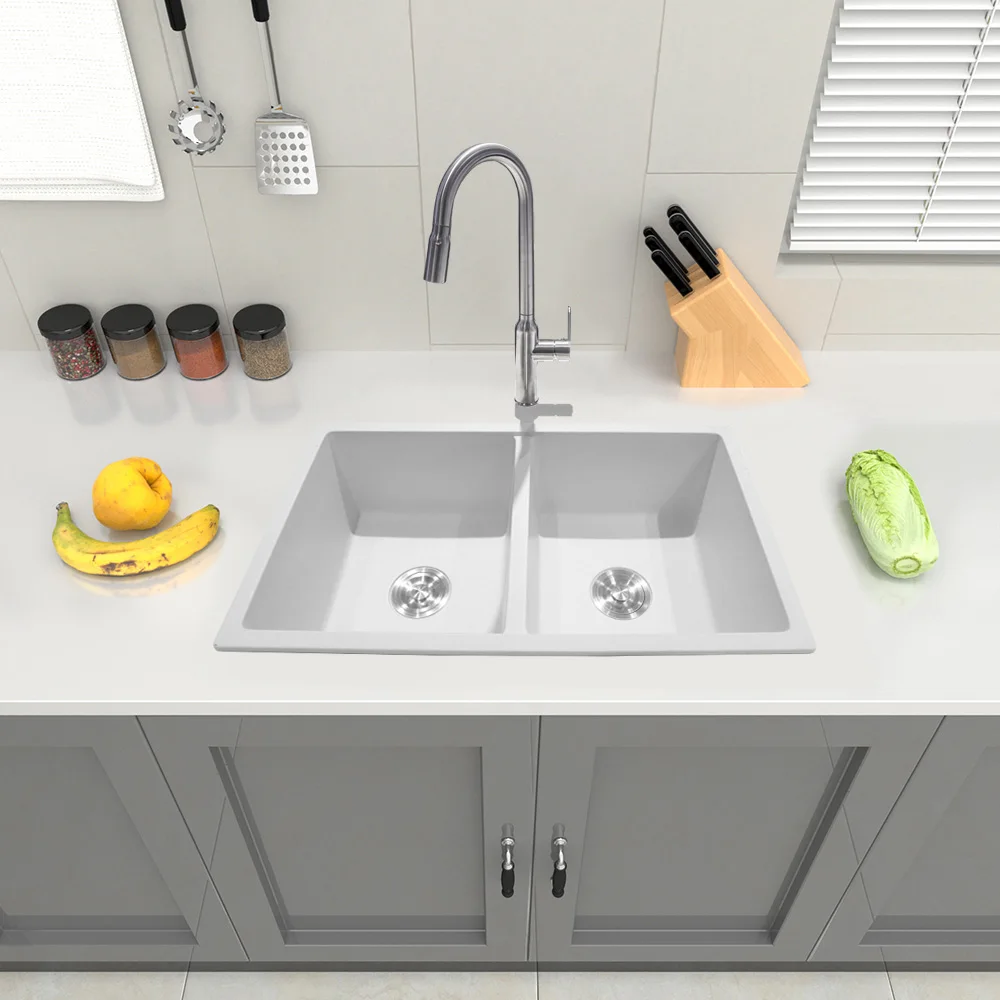 Single Bowl Artificial Granite Sink Quartz Kitchen Sink