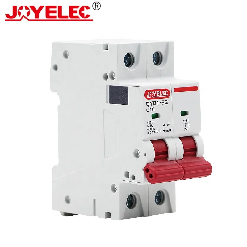 Автоматический выключатель на солнечной батарее 2P 600 В постоянного тока 3 а/6 А/10 а/16 А/20 А/32 А/40 А/50 А/63 А монтаж Mcb 35 мм разрыв Din-рейки