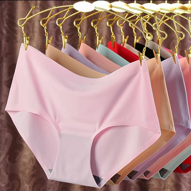 
Solid Colour Ladies Wholesale Panties Seamless Women Hipster Panties Underwear Knickers Sports Inner Wear High Waist Briefs 